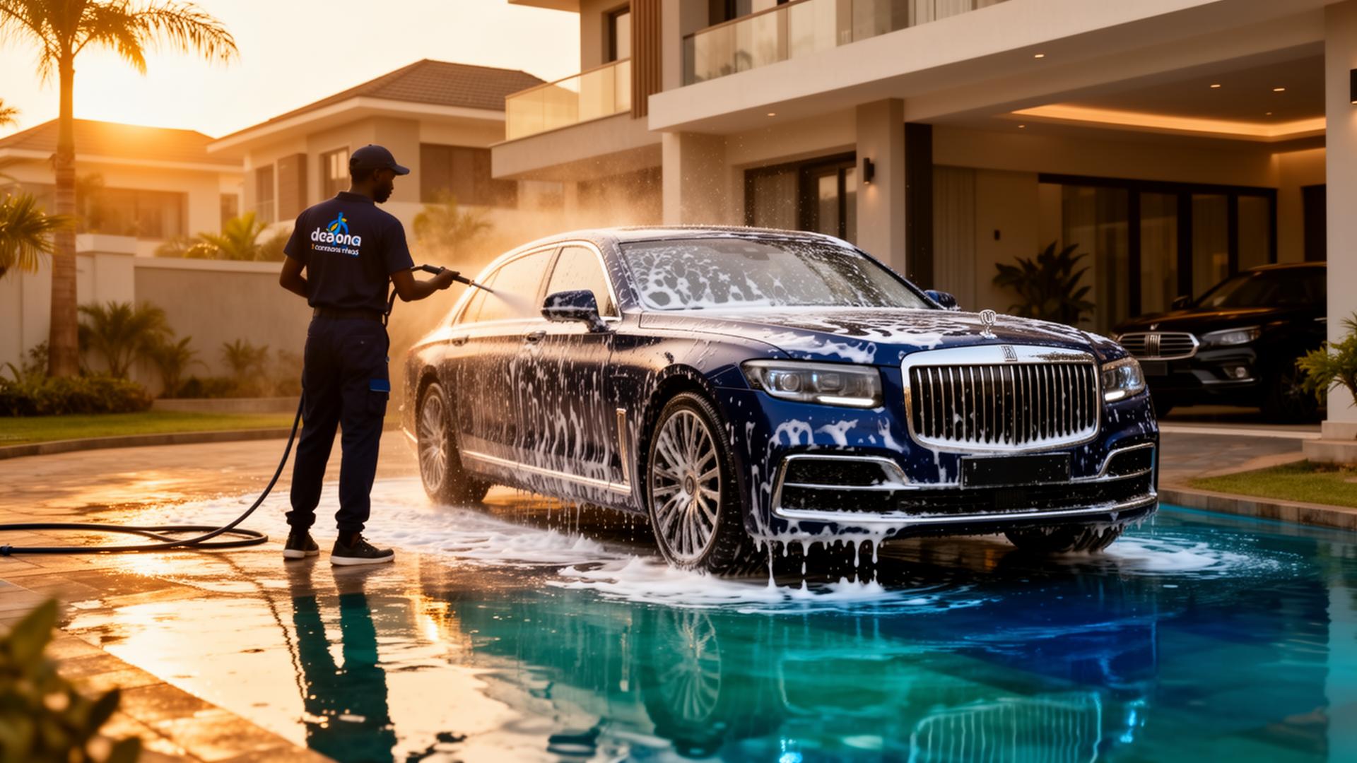 Lavage de voiture premium à domicile